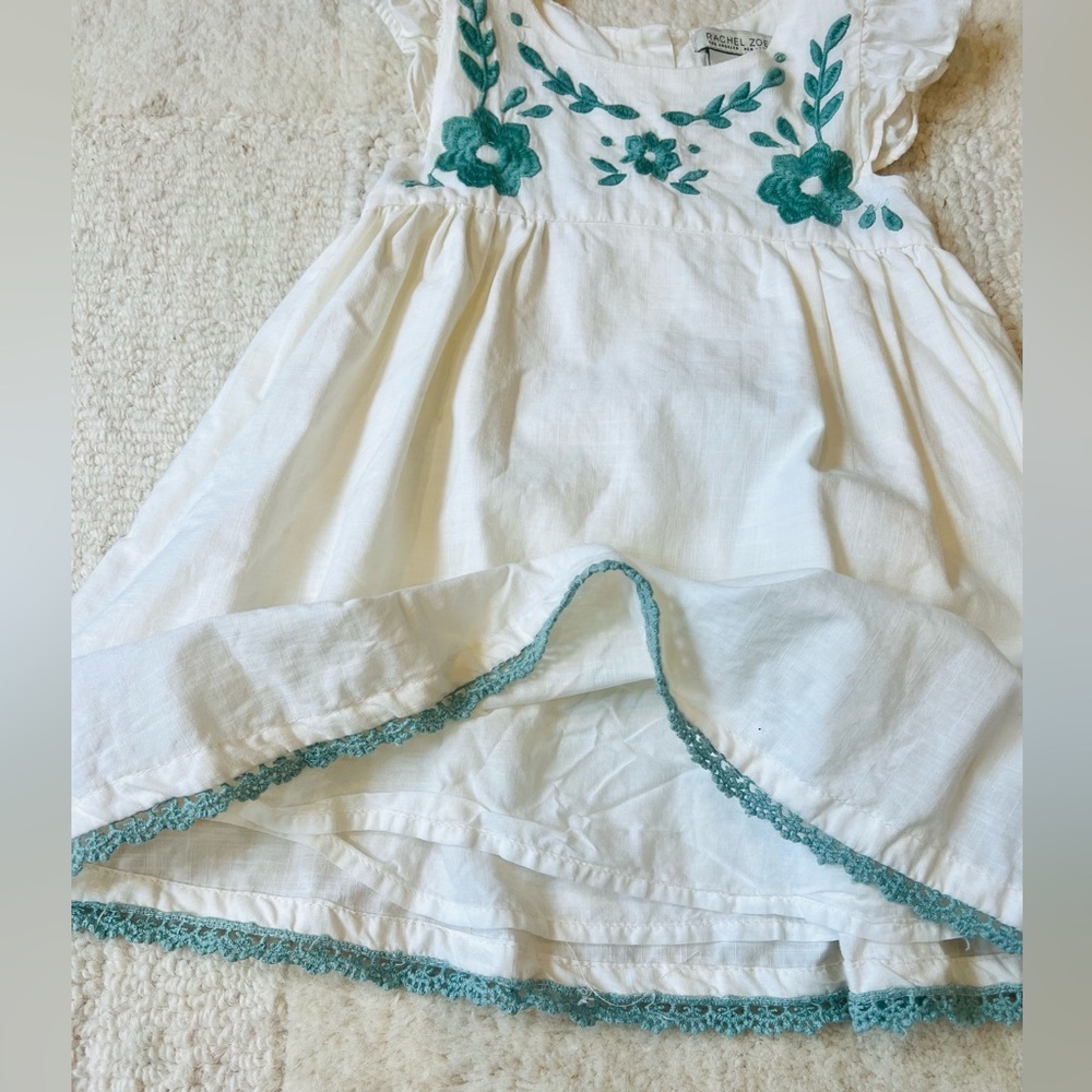 Rachel Zoe Embridered top with Capri leggings size 2T - Picture 6 of 10